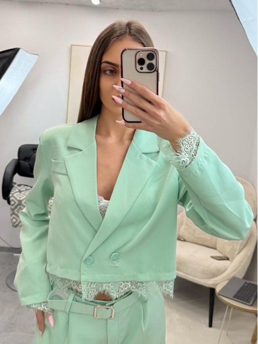 Сет с дантела Mint
