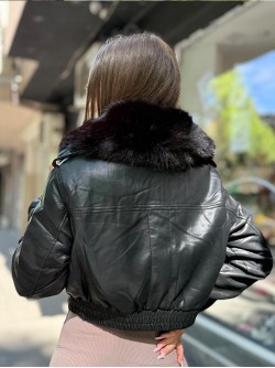 Късо яке Alina Black