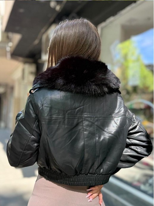 Късо яке Alina Black