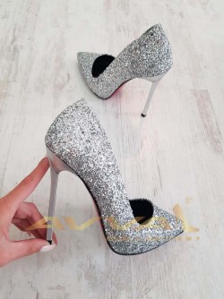Обувки Casidi Silver shine