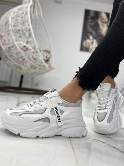 Кецове Fashion White Gray